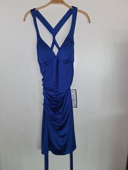 Sexy Royal Blue Dress