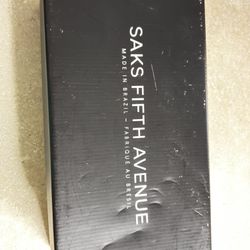 Saks Fifth Avenue Men’s Croc-Embossed Bit Loafers - Black - Size 9.5 - NIB