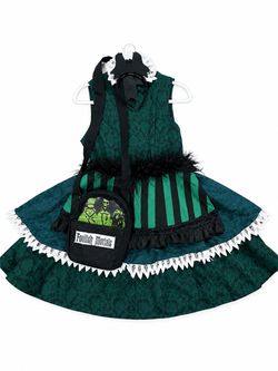HOMEMADE HAUNTED MANSION MAID HALLOWEEN COSTUME. SZ L