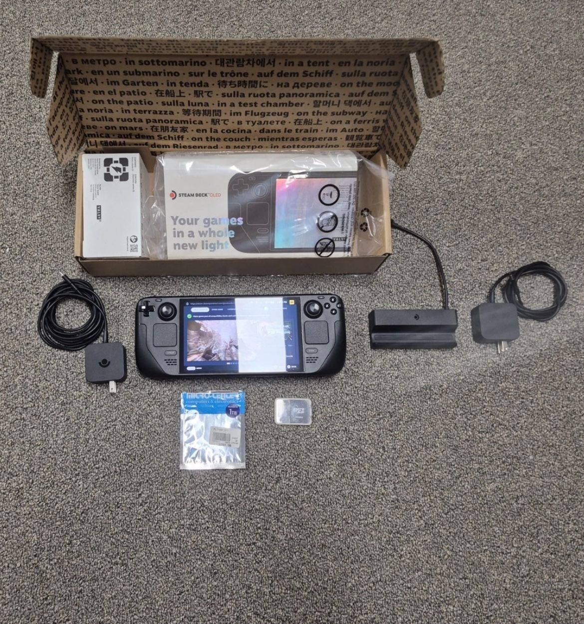 Console Handheld OLED Version & Accessories Bundle