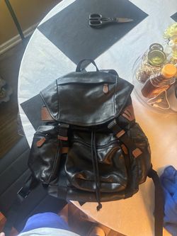 Authentic Coach Leather Backpack