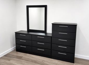 Dresser whit mirror and chest - Cómoda con espejo y Gavetero