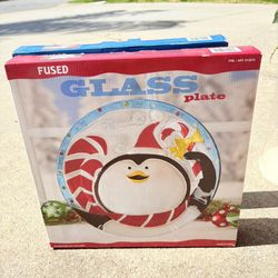 Christmas Glass Plates 
