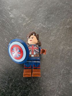 LEGO Marvel Super Heroes Captain Carter Series 1 Minifigure with Shield colmar10