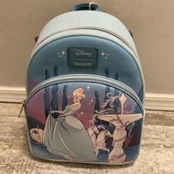 NWT Loungefly Cinderella Blue Ball Gown Backpack