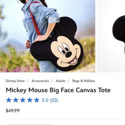 Mickey And Minnie Jumbo Tote