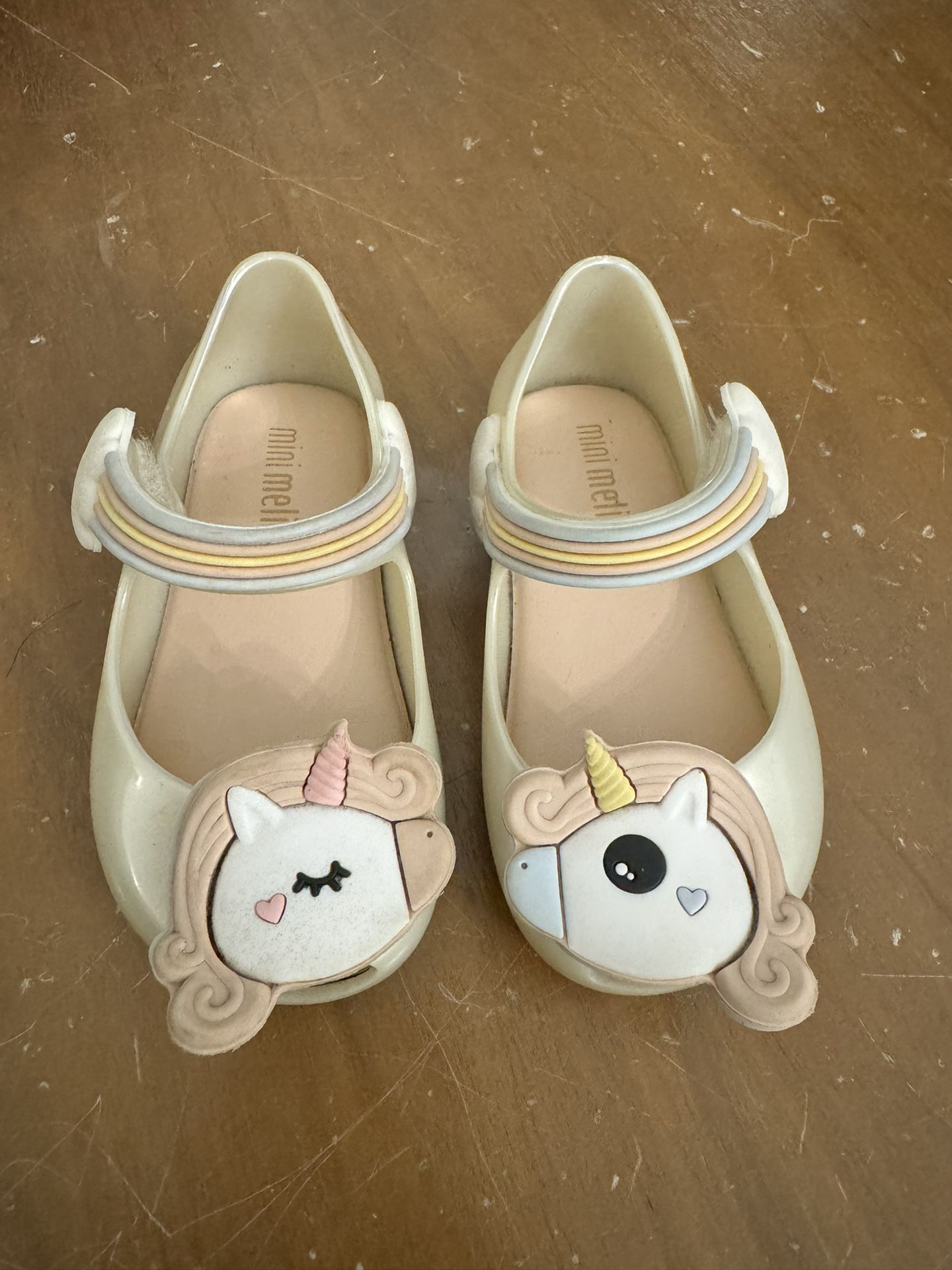 Mini Melissa Unicorn Shoes Toddler Size 5
