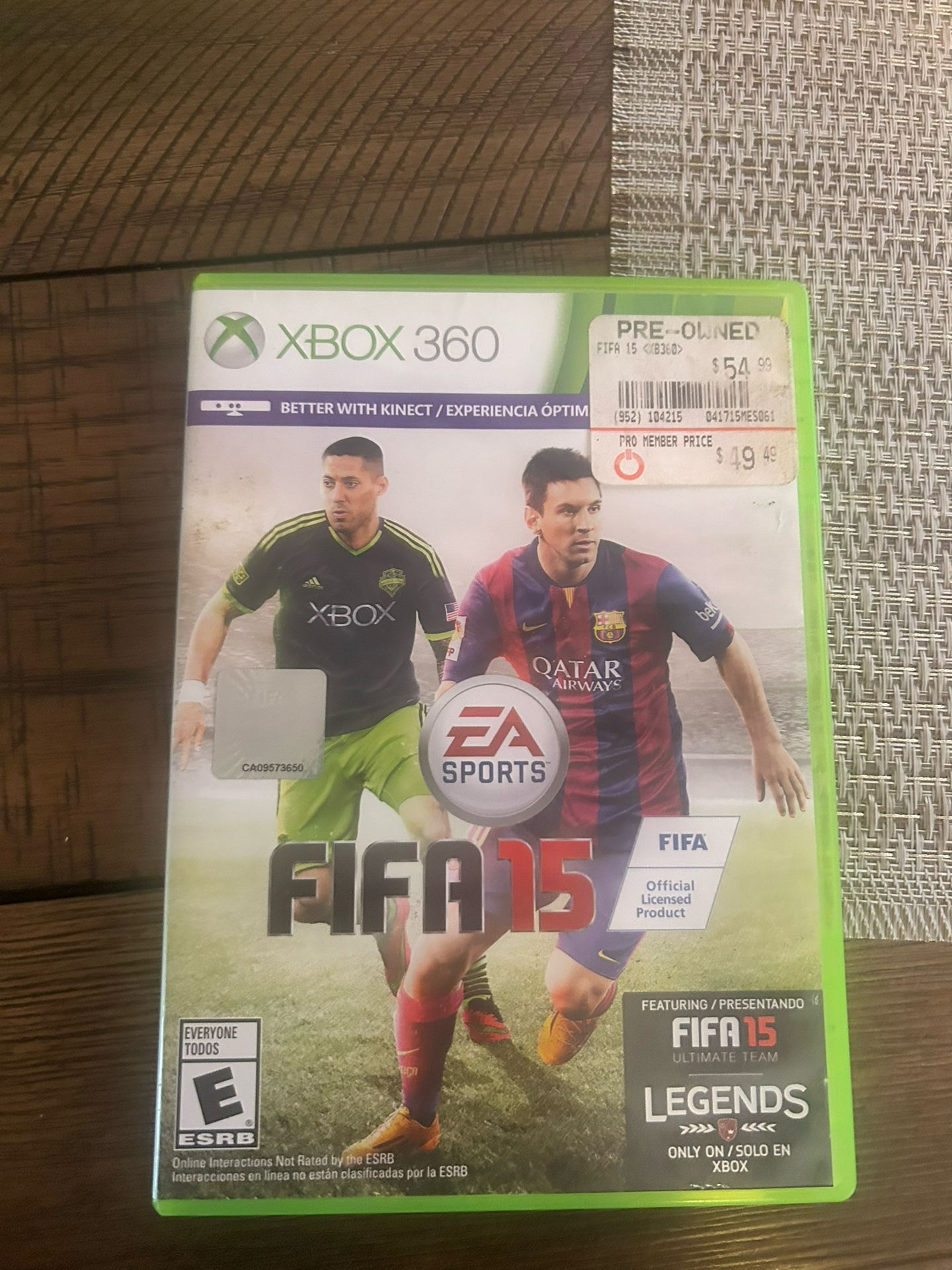 FIFA 15 Xbox 360 Game