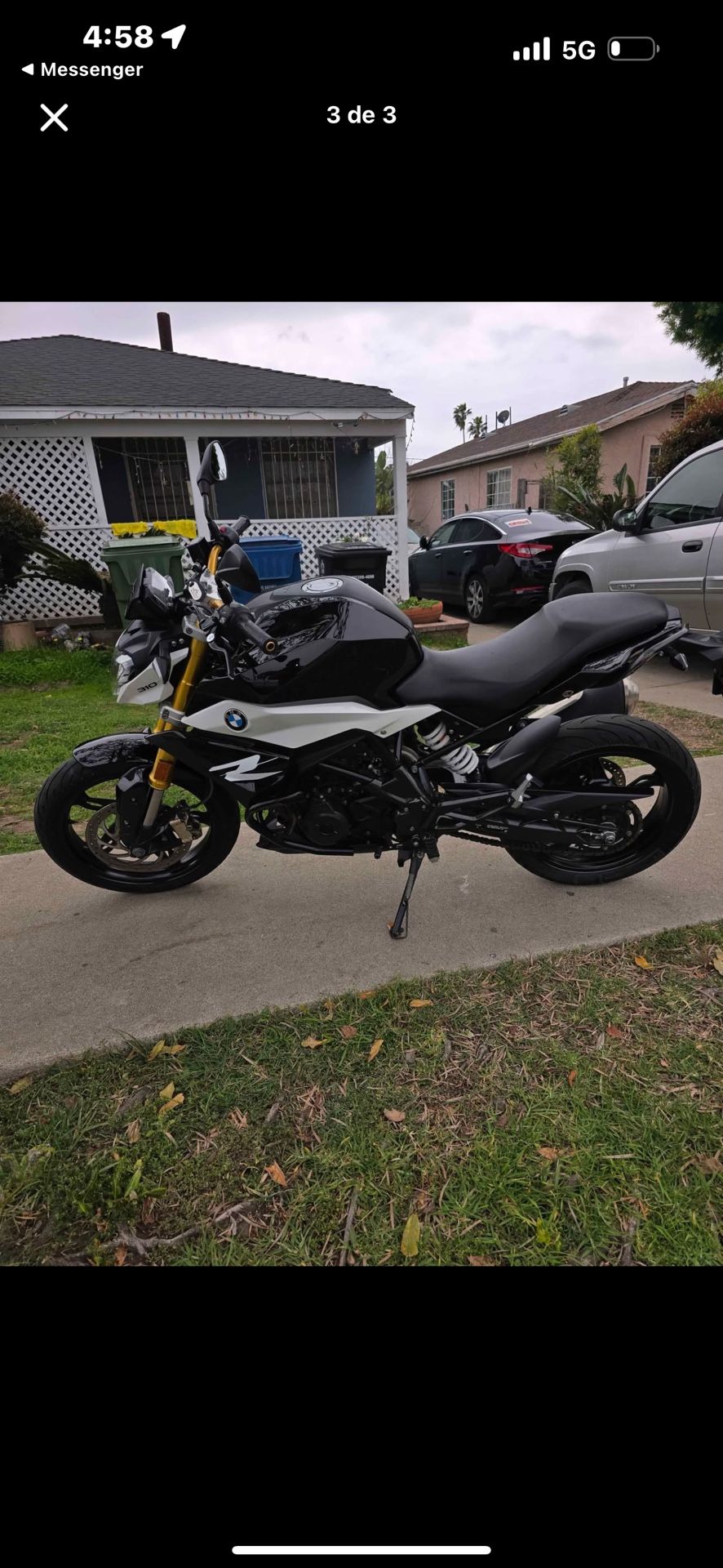 2021 BMW G 310 Deportiva