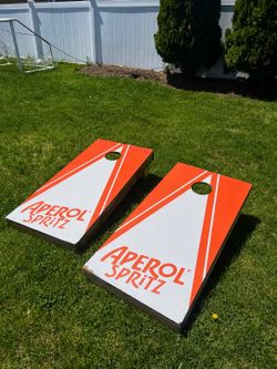 Aperol Spritz Cornhole Game