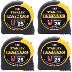 Fatmax 25 Ft. X 1-1/4 In. Magnetic Tape Measure (4-Pack)