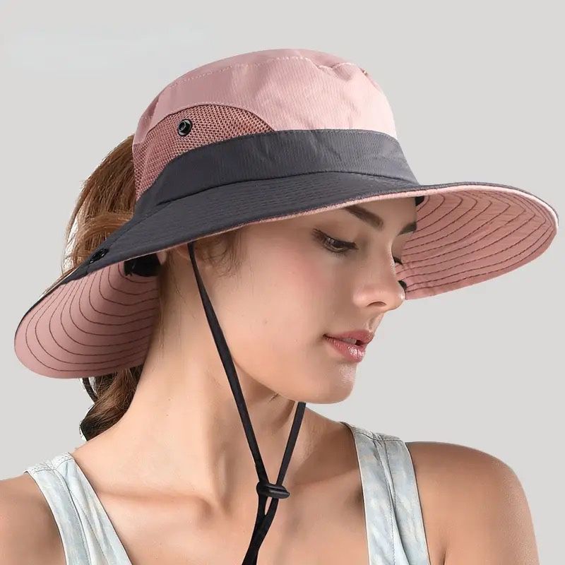 Women Pink Sun Hat