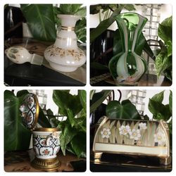 Perfume Bottle, Vase, Planter Jardiniere, Antique