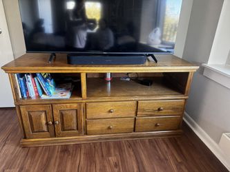 Wooden Entertainment Stand