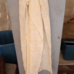 A Sexy Sheer White  &  Gold Women's Scarf