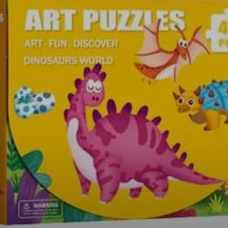 Lemonsaurus Art Puzzles/ Dinosaurs World