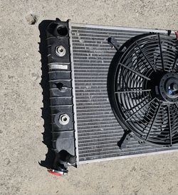 Radiator With Electric Fan Sold Together $25