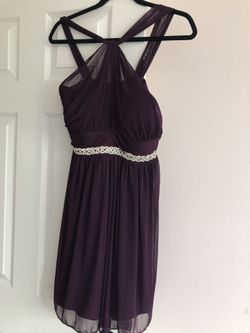 Formal dress plum