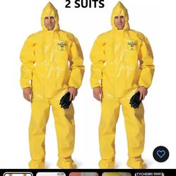 DuPont Tychem QC Suits Coverall Chemicals Hooded