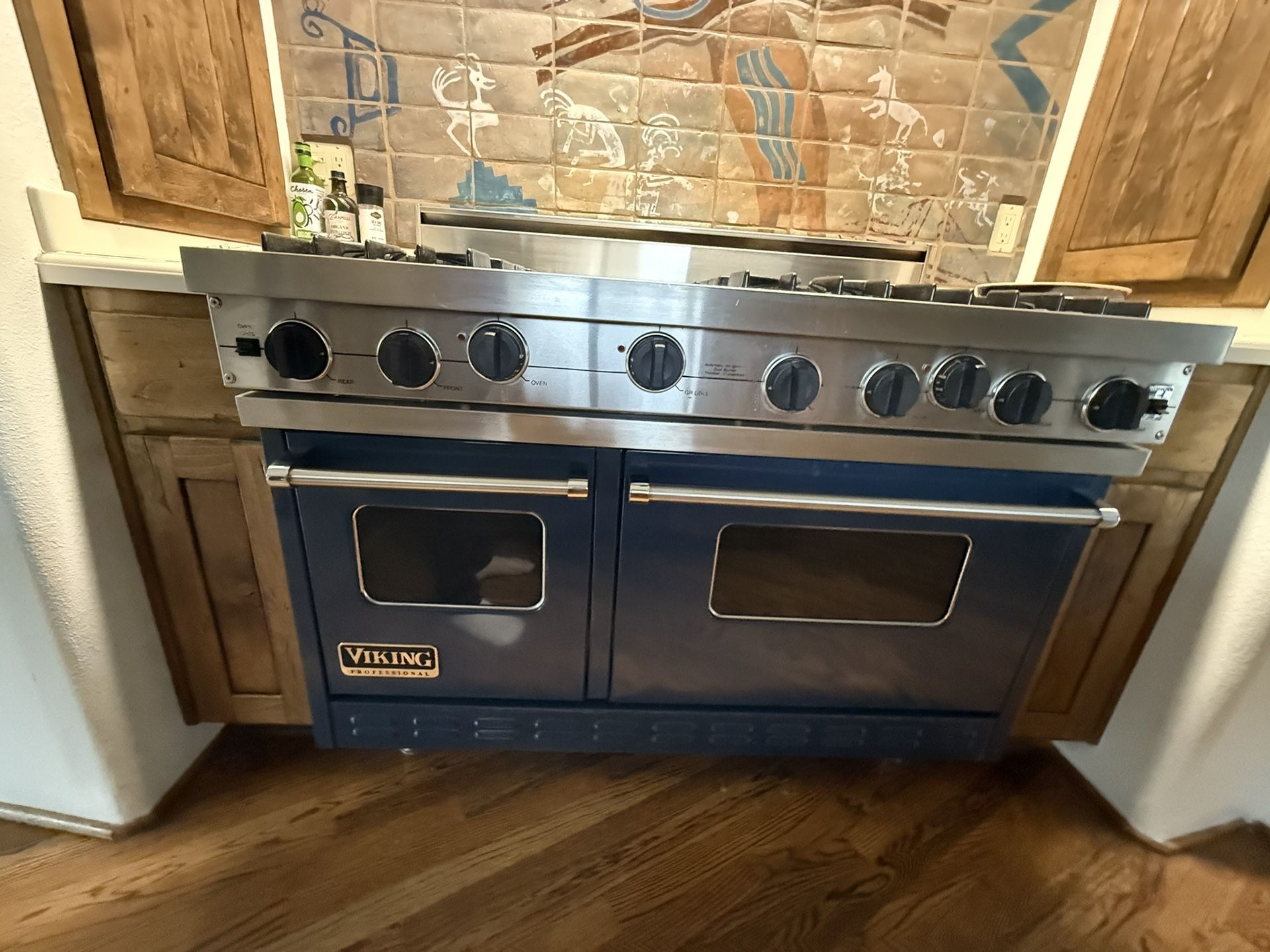 Viking Stove With Double Oven