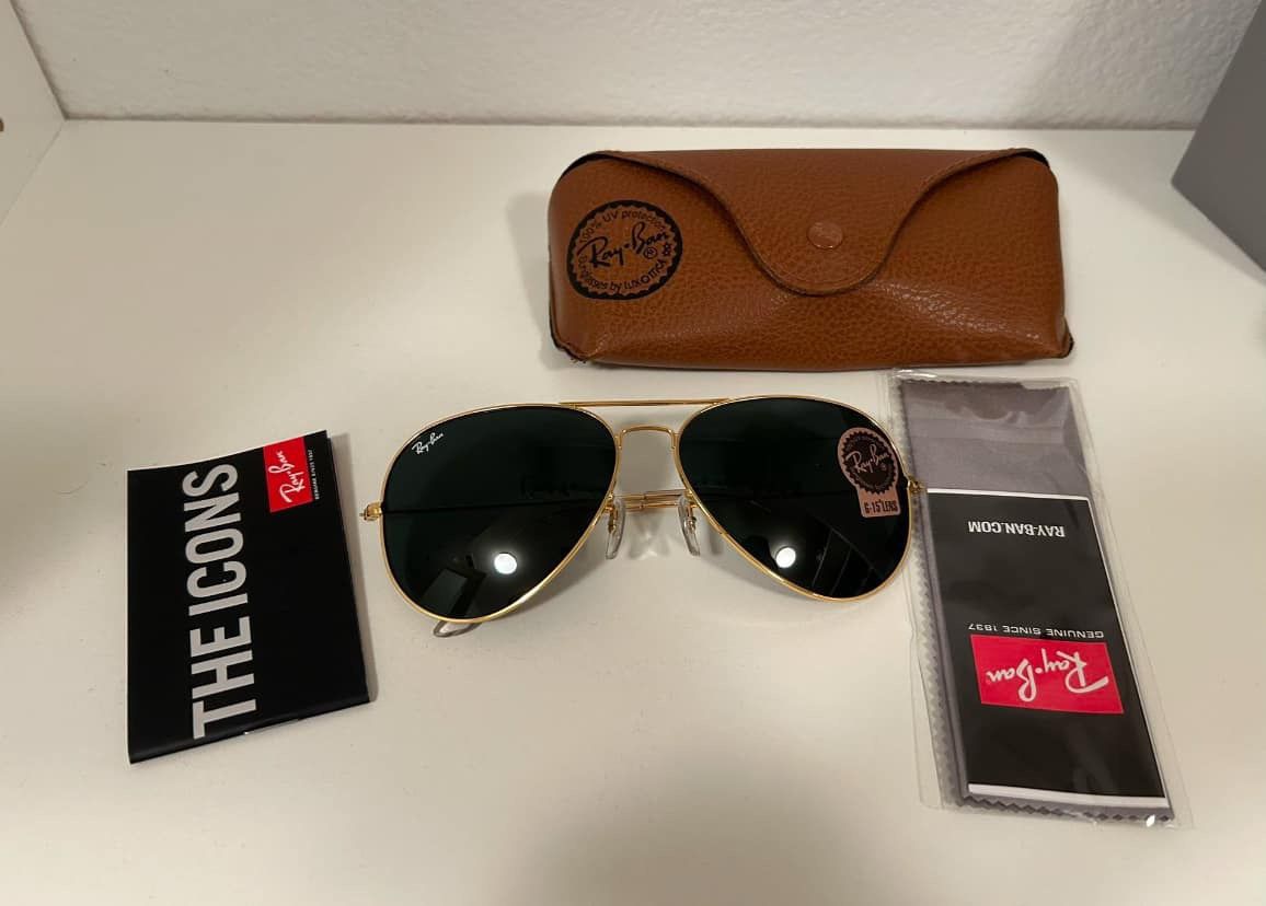Rayban Classic Aviator Sunglasses unisex