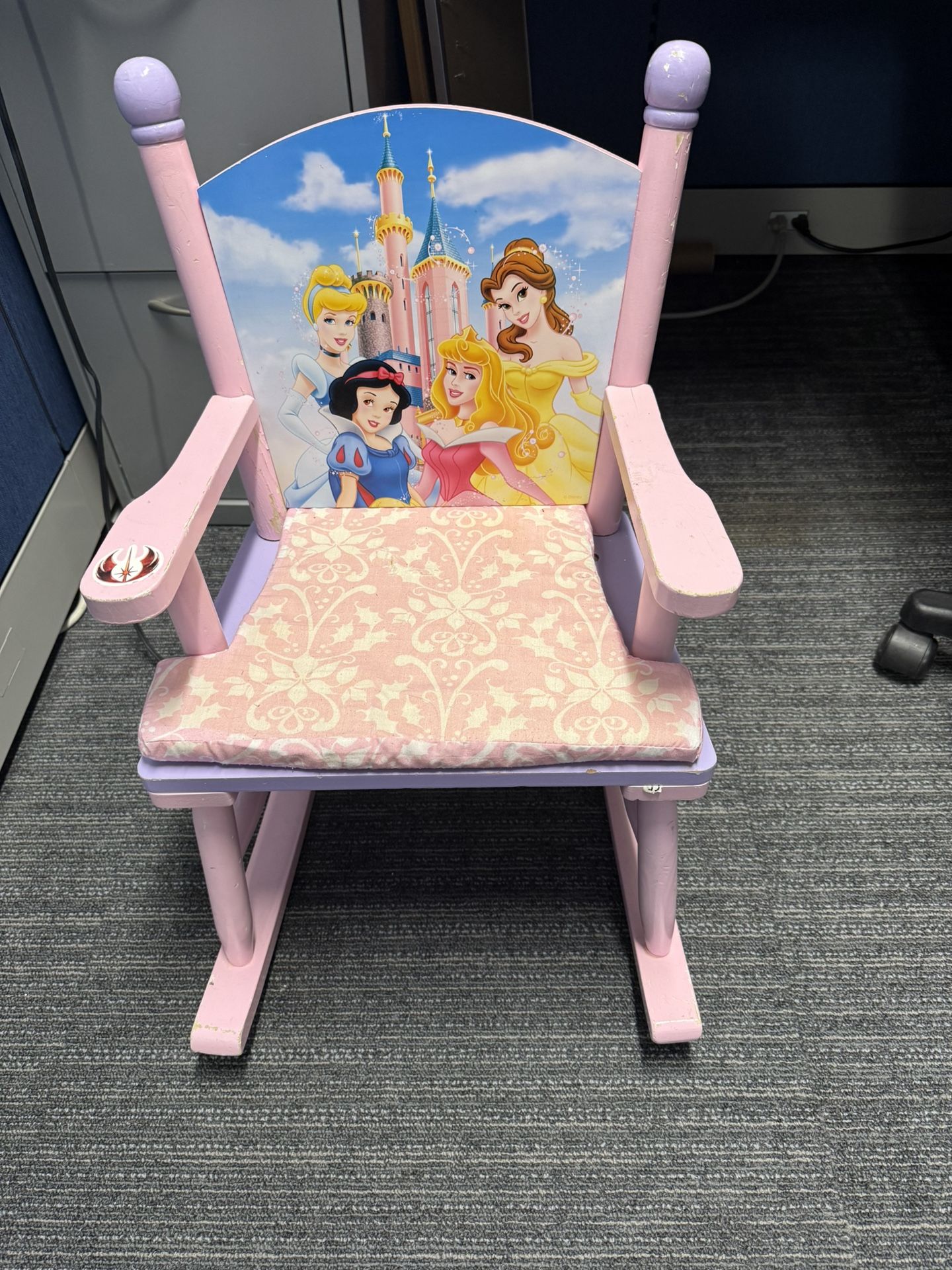 Disney Princess Rocking chair with cushion