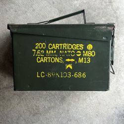 Vintage Military Ammo Case 
