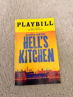 Playbill Alicia Keys Hell's Kitchen Civic Theatre San Diego