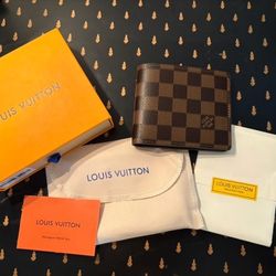 Louis Vuitton Damier Ebene Porte-Billets Bifold Wallet