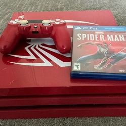 Limited Edition Spiderman PS4 Pro