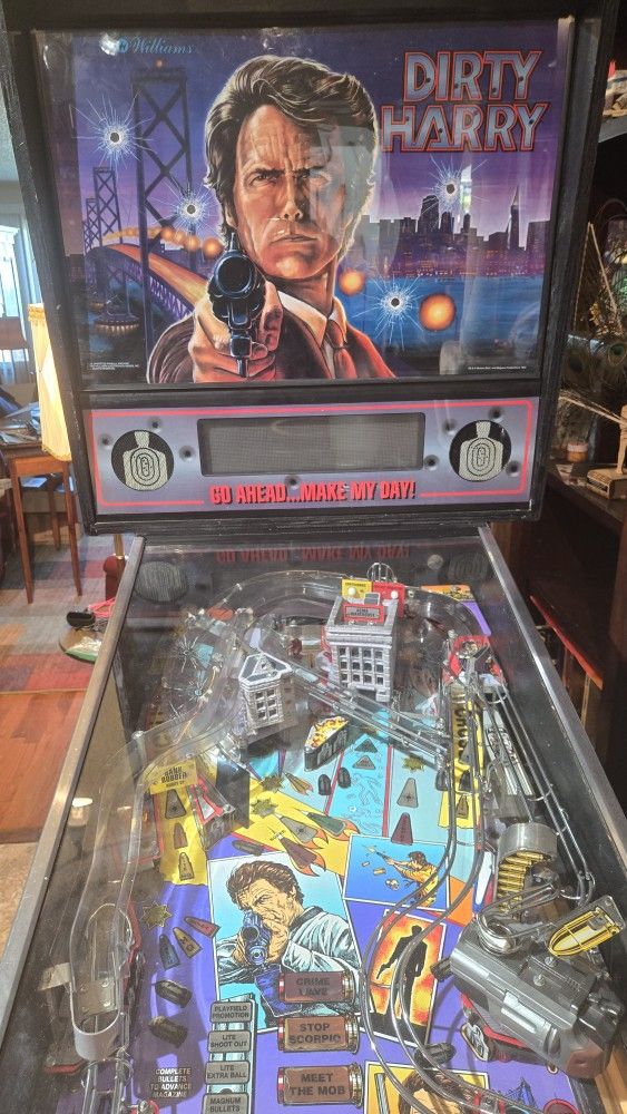 Williams Dirty Harry Pinball Previously Routed