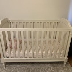 blythe 3-in-1 upholstered convertible crib