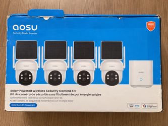 AOSU SolarCam D1 Classic Kit 4-Camera Security System