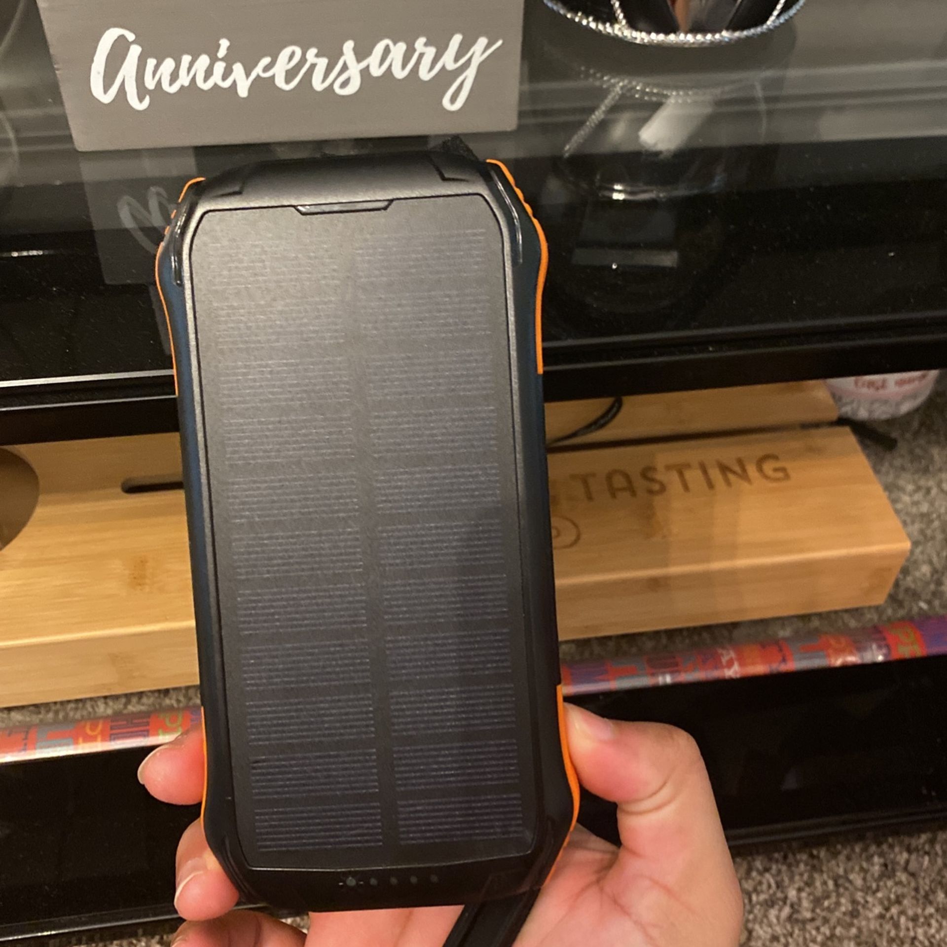 Solar Charger For Phone And Flashlight As Well