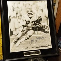 SAN DIEGO CHARGER JOHN JEFFERSON SIGNED PICTURE FRAMED 