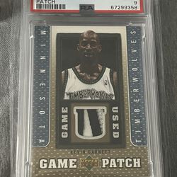 Kevin Garnett Patch Card