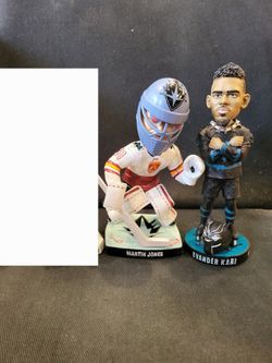 San Jose Sharks Marvel bobblehead LOT of 2