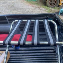 Nice Metal Stool With Straps 