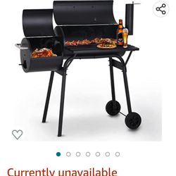 Brand New Off Set Smoker and Grill. Never Used