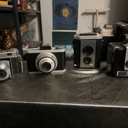 4 Antique Cameras 