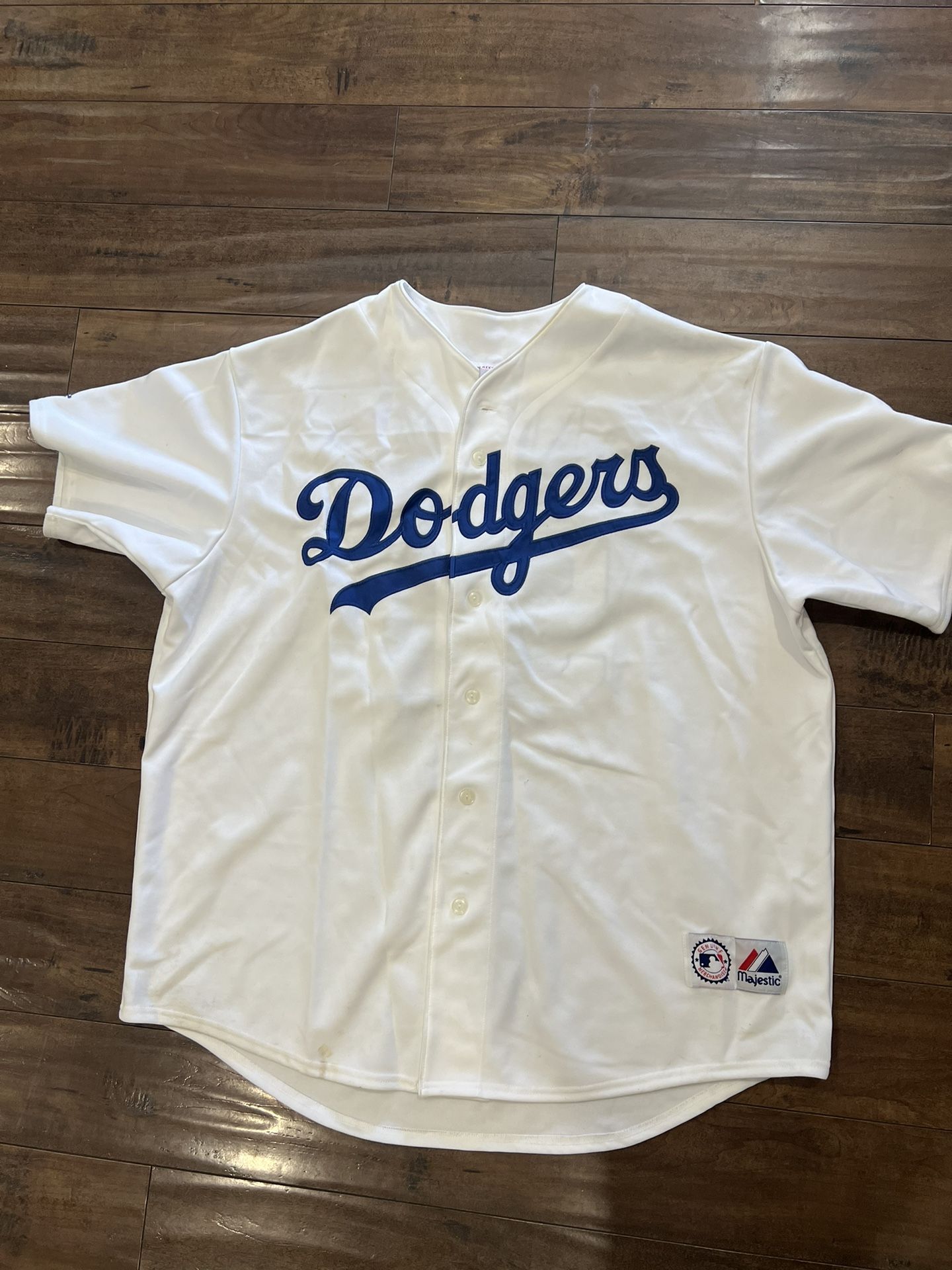 Vintage Mens Manny Ramirez LA Dodgers White Jersey Size 2XL