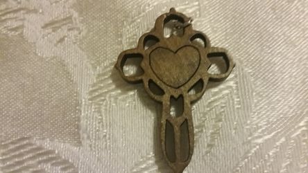 WOOD CROSS PENDANTS