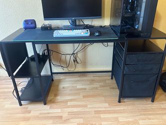 Wood desk