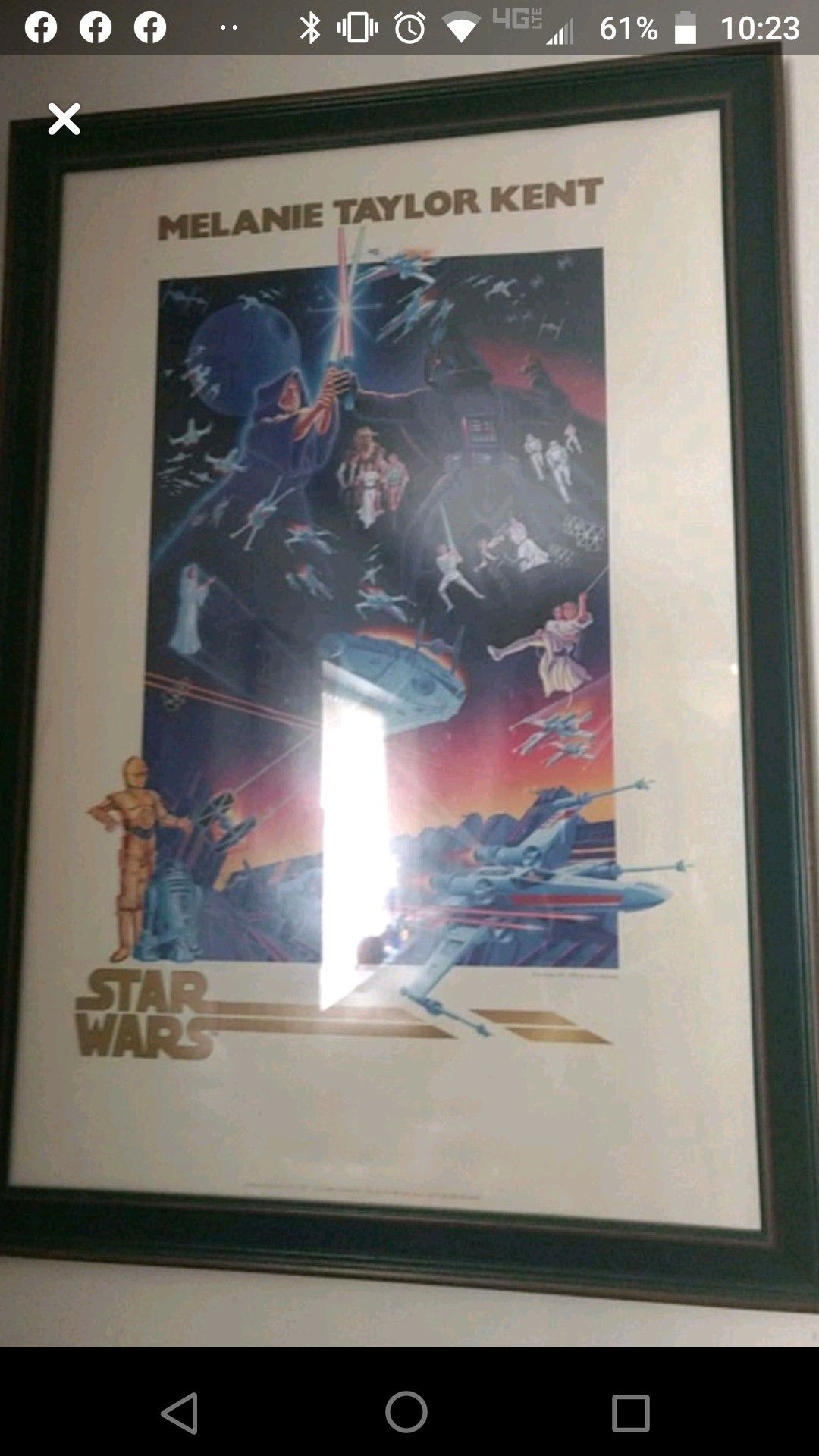 Taylor Kent Star Wars poster (price can be lowered)