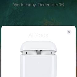 Apple original AirPods 2nd generation with wireless charging case!