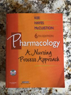 Nursing Pharmacology book 6th edition by Kee