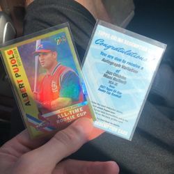 Albert Pujols And Redemption Card For Great Price