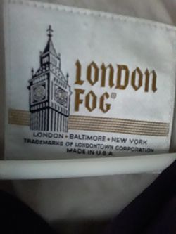 London Fog raincoat