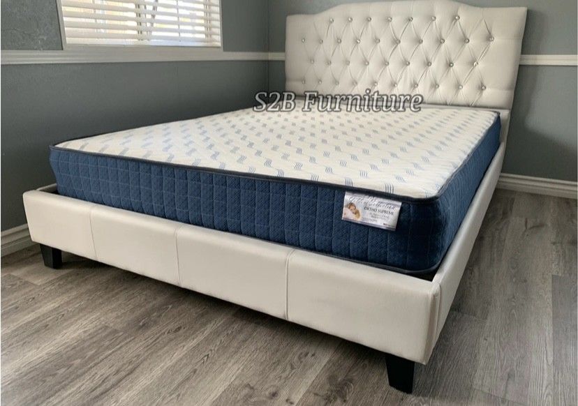 Queen White Crystal Button With Ortho Matres!!