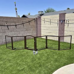 JSB 6 Panel Extra Wide Freestanding Pet Gate/ Play Pen (35th Ave & Bell Rd)